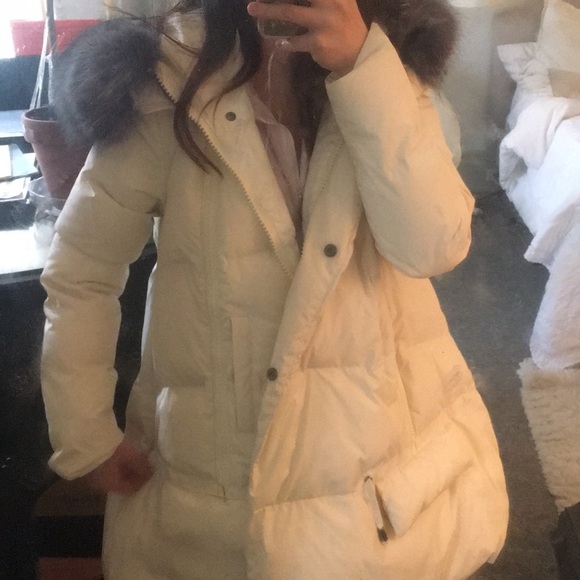Down Coat White Puffer - Picture 3 of 10